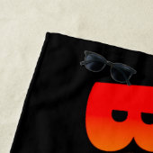 Serviette De Plage Rainbow Boston (En situation)