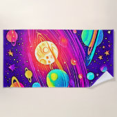 Serviette De Plage Rainbow Galaxy : Cartoon Fun (Devant)