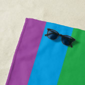Serviette de plage "Rainbow Pride" (En situation)