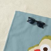 Serviette De Plage Randonnée dans les bois d'Elmo | Ajouter Votre Nom (En situation)