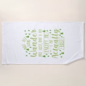 Serviette De Plage Randonnée Drôle Dire (Devant)