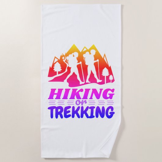 Serviette De Plage Randonnée ou trekking (Devant)