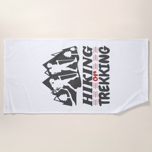 Serviette De Plage Randonnée ou trekking (Devant)