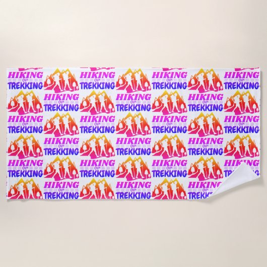 Serviette De Plage Randonnée ou trekking (Devant)