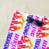Serviette De Plage Randonnée ou trekking (En situation)