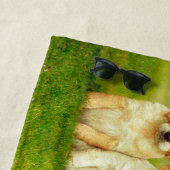 Serviette De Plage Rangée de lapins chiots (En situation)