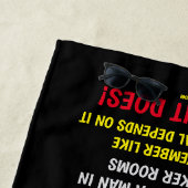 SERVIETTE DE PLAGE RAPPELEZ-VOUS DE VOTER (En situation)