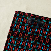 Serviette De Plage Rayure d'Inde Ornementale (En situation)