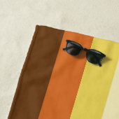Serviette De Plage Rayures de la fierté de l'ours (En situation)