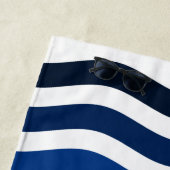 Serviette De Plage Rayures ondulées (En situation)