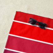 Serviette De Plage Rayures Pop Art (En situation)
