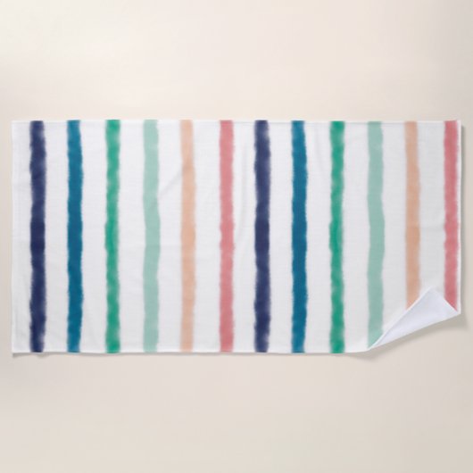 Serviette De Plage Rayures Seabreeze (Devant)