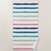 Serviette De Plage Rayures Seabreeze (Devant)