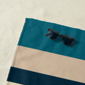 Serviette De Plage Rayures sud-ouest (En situation)