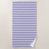 Serviette De Plage Rayures Violettes (Devant)
