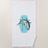 Serviette De Plage Real Man Bait Their Own Hooks (Devant)