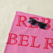 Serviette de plage - REBEL (En situation)