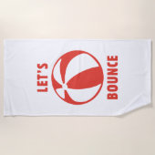 Serviette De Plage Rebondissons (Devant)