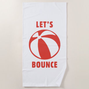 Serviette De Plage Rebondissons