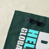 Serviette De Plage Réchauffement climatique (En situation)