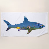 Serviette De Plage récif de requins (Devant)