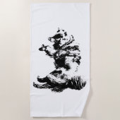 Serviette De Plage Récit du matin du brouillard (Devant)