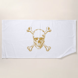 Serviette De Plage Réclamez Votre Sable, Faites Flotter Votre Drapeau