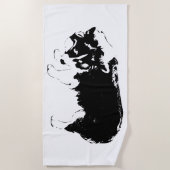 Serviette De Plage Récupérer le suivi des dunes (Devant)