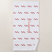 Serviette De Plage Red Ladybugs Crawling Thunder_Cove (Devant)
