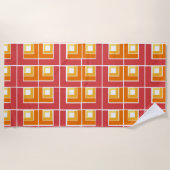 Serviette De Plage Red Topsy Turvy (Devant)