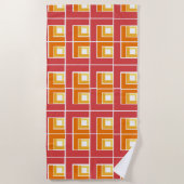 Serviette De Plage Red Topsy Turvy (Devant)