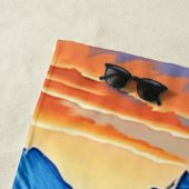 Serviette De Plage Réflexion sur la montagne neigeuse (En situation)
