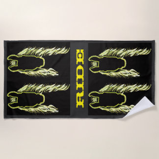 Serviette De Plage Réflexions ensoleillées d'un cheval