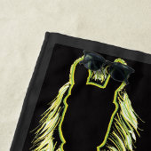 Serviette De Plage Réflexions ensoleillées d'un cheval (En situation)