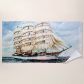 Serviette De Plage Régate Cutty Sark/Cutty Sark Tall Ships'RACE (Devant)