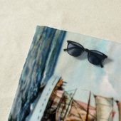 Serviette De Plage Régate Cutty Sark/Cutty Sark Tall Ships'RACE (En situation)