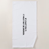 SERVIETTE DE PLAGE RÉGLER CE QUI N'A PAS ÉTÉ CACHÉ (Devant)