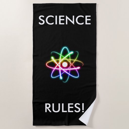 Serviette De Plage RÈGLES SCIENTIFIQUES | Unique (Devant)