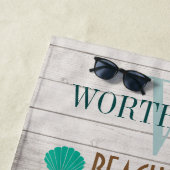 SERVIETTE DE PLAGE RÈGLES SUR LA PLAGE (En situation)