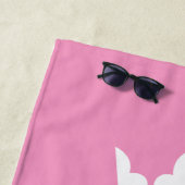Serviette De Plage Reine des cartes (En situation)