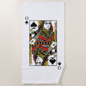Serviette De Plage Reine des pelles (Devant)
