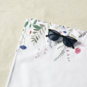 Serviette De Plage reine fleur sauvage (En situation)