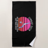 Serviette De Plage Reine Gymnaste (Devant)