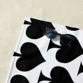 Serviette De Plage Reine noire de pique Black Thunder_Cove (En situation)