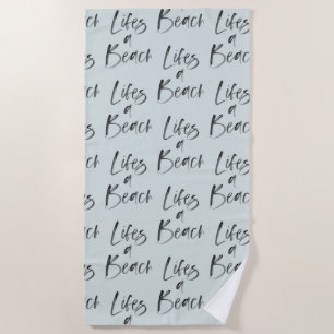 Serviette De Plage remonte une plage