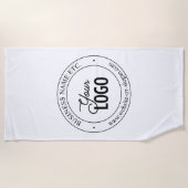 Serviette De Plage Remplacement et personnalisation faciles du logo | (Devant)