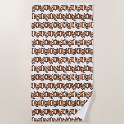Serviette De Plage renard (Devant)