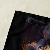 Serviette De Plage Renard flamand (En situation)