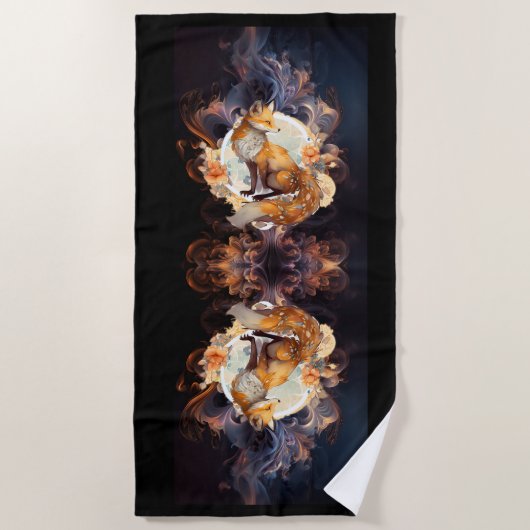 Serviette De Plage Renard flamand (Devant)