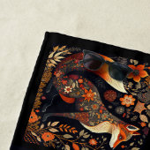 Serviette De Plage Renards d'art populaire (En situation)